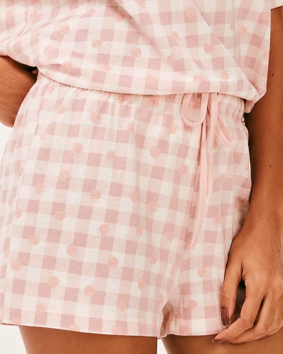 Hering pijama curto feminino estampado oversized 7cmv — ROSA (foto 2)