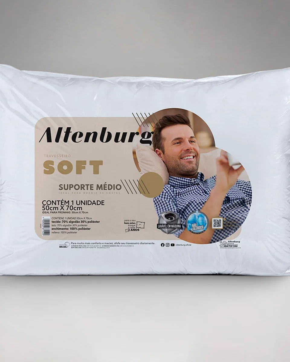 Altenburg travesseiro soft — BRANCO (foto 1)