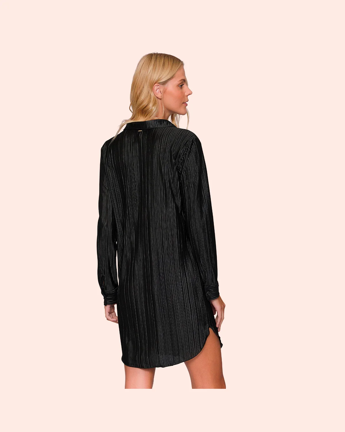 Lua luá chemise night lux — PRETO (foto 2)
