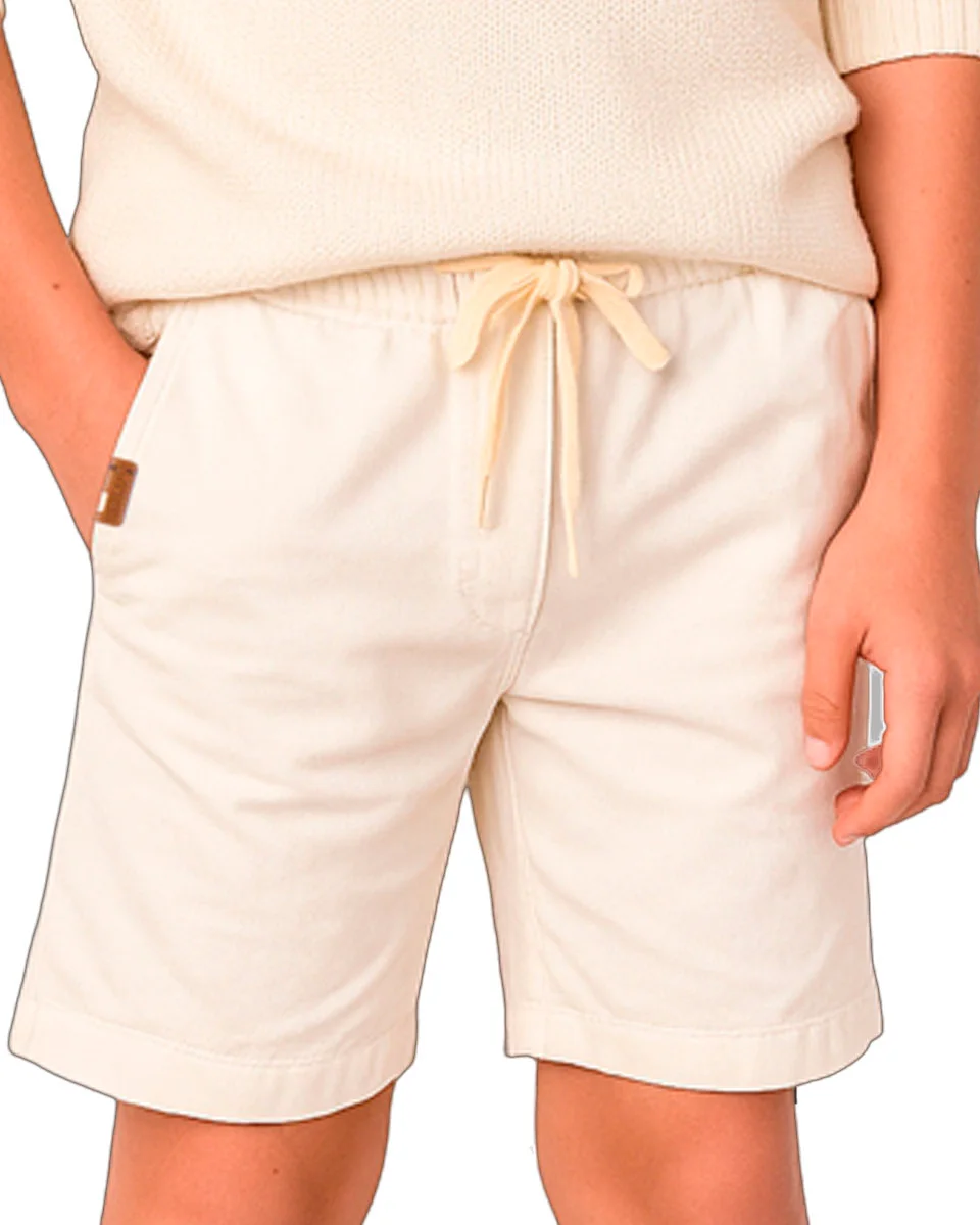 Ogochi bermuda infantil bolso faca cos elas 003556417 — OFF WHITE 0002 (foto 1)
