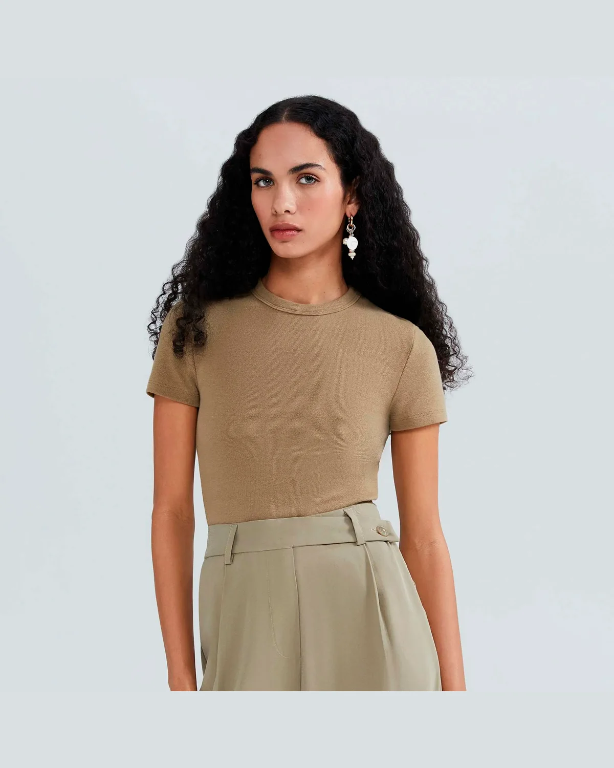 Hering blusa feminina manga curta slim em ribana 4h31 (foto 7)