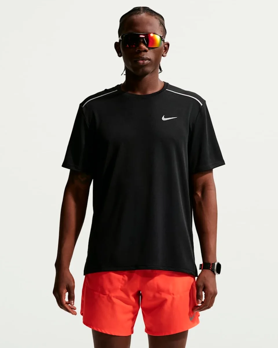 Nike camiseta drifit uv miler if2082-010 — PRETO (foto 1)