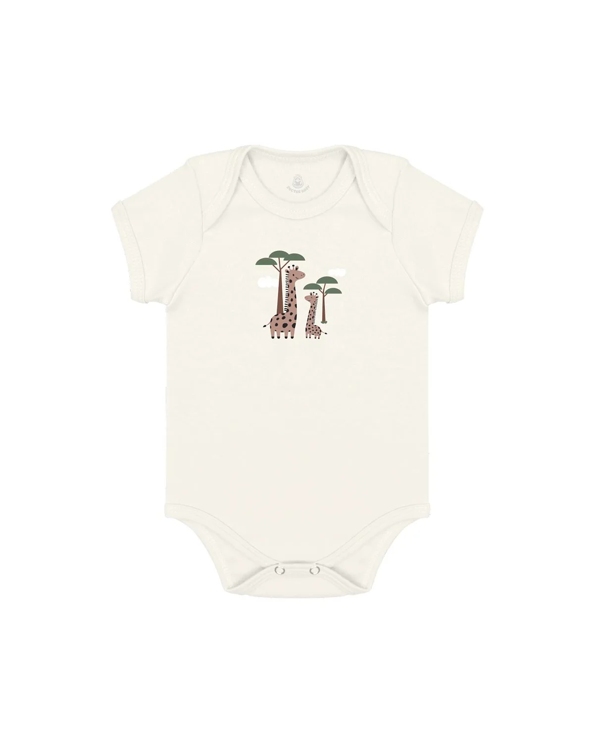 Doctor baby body manga curta girafas — OFF WHITE (foto 1)